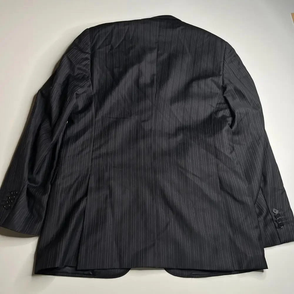 Ermenegildo Zegna Trofeo‎ Sport Coat Blazer 40R Italy Pinstripe 100% Wool Jacket
